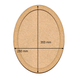Артборд Овал, 25х35 см, Fabrika Decoru PM-FDDAB-002-FD фото 2 с 3