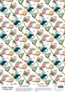 Веллум з малюнком Sweet Winter, А3, 29,7х42 см, 90 г/м&sup2;, аркуш, Fabrika Decoru