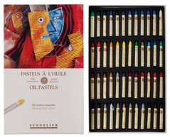 Набор масляной пастели Sennelier серия "A L'huile" Универсальный (Universal), 48 цветов, картон