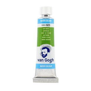 Краска акварельная Van Gogh (623), Зеленый сочный, туба, 10 мл, Royal Talens