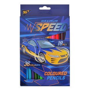 Олівці, 18/36 кольорів, Speed car