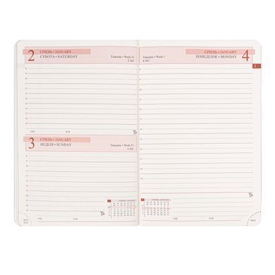 Деловой ежедневник Leo Planner Garden, A5, датированный, 2027, мягкий, 368 страниц