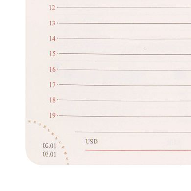 Деловой ежедневник Leo Planner Garden, A5, датированный, 2027, мягкий, 368 страниц