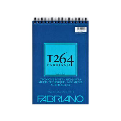 Альбом на спіралі Mix Media 1264 А4, 300 г/м2, 30 аркушів, Fabriano