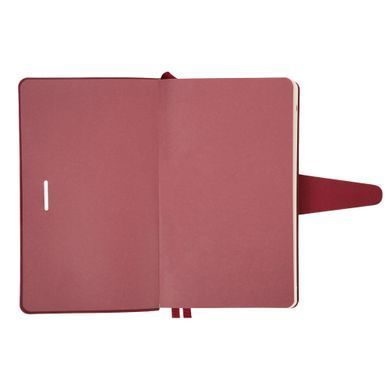 Щоденник датований 2026, 12х20 см, 352 сторінки, бордовий, м'який, Alpha, Leo Planner