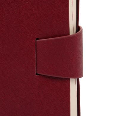 Щоденник датований 2026, 12х20 см, 352 сторінки, бордовий, м'який, Alpha, Leo Planner