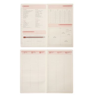 Щоденник датований 2026, 12х20 см, 352 сторінки, бордовий, м'який, Alpha, Leo Planner