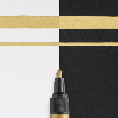 Маркер Pen-Touch Золото, средний (Medium) 2 мм, Sakura