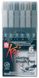 Набір маркерів Koi Coloring Brush Pen, Gray, 6 шт, Sakura 084511391765 зображення 1 з 11