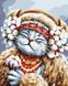 Картина за номерами Кішка Зима ©Маріанна Пащук, 40х50 см, Brushme BS53412 зображення 1 з 2