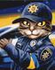 Картина за номерами Поліцейський кіт ©marysha_art, 40x50 см, Brushme BS53237 зображення 1 з 2