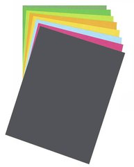 Бумага для дизайна Fotokarton B2, 50x70 см, 300 г/м2, №88 антрацит, Folia