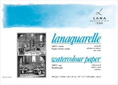 Альбом-склейка для акварели Lanaquarelle, 23х31 см, 300 г/м², CP, 20 листов, Hahnemuhle