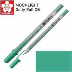 Ручка гелевая MOONLIGHT Gelly Roll 06, Зеленый травяной, Sakura
