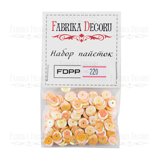 Набір паєток для прикрашання та декорування №220, Fabrika Decoru