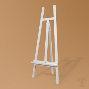 Мольберт римский напольный белый, 49,8х7 см, Tart