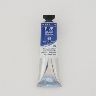 Масляная краска Rive gauche, 40 мл, французский ультрамарин синий, French Ultramarine Blue, Sennelier