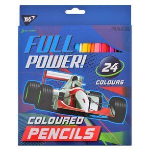 Олівці, 24 кольори, Full Power