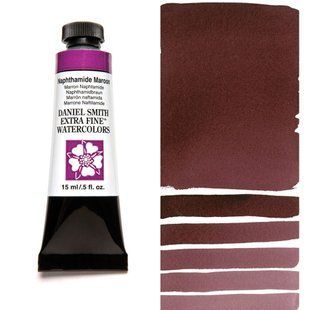 Краска акварельная Daniel Smith 15 мл Naphthamide Maroon