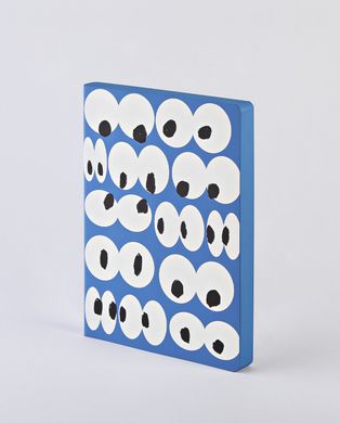 Блокнот Graphic L, Eyes on You, 16,5х22 см, 120 г/м², 128 листов, Nuuna