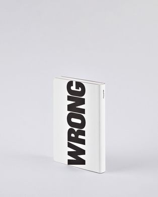 Блокнот Graphic S, Write - Wrong, 10,8x15 см, 120 г/м², 88 аркушів, Nuuna