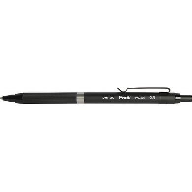 Механический карандаш цанговый Protti PRD105 с двойным зажимом 0,5 мм, серый, Penac