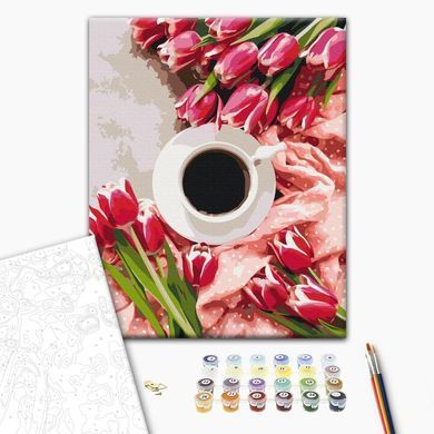 Картина по номерам Кофейная весна, 40х50 см, Brushme