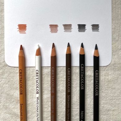 Набір художніх олівців BASIC DRAWING SET 6 штук, Cretacolor