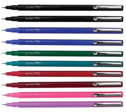 Ручка для бумаги, Коричневая, капиллярная, 0,3 мм, 4300-S, Le Pen, Marvy