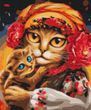 Картина за номерами Сім'я котиків &copy;Маріанна Пащук, 50х60 см, Brushme