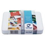 Набор акварельных красок, VAN GOGH, Pocket box, 12 кювет, кисточка, пластик, Royal Talens