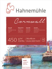 Альбом-склейка для акварелі Cornwall, 36х48 см, 450 г/м², CP, 10 аркушів, Hahnemuhle
