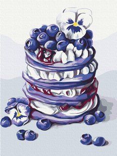 Картина за номерами Панкейки з лохиною &copy; Anna Kulyk, 30x40 см, Brushme