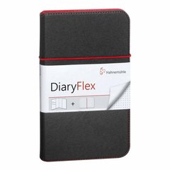 Блокнот для начерків і записів DiaryFlex, 19x11,5 см, 100 г/м², 80 аркушів, у знімній обкладинці, в крапку, Hahnemuhle