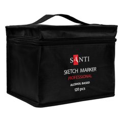 Набор маркеров Sketch Marker Professional, спиртовые, в сумке, 120 штук, Santi