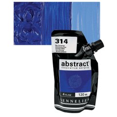 Краска акриловая Sennelier Abstract, Ультрамарин синий №314, 120 мл, дой-пак