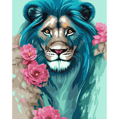 Картина за номерами Казковий лев, 40х50 см, Santi
