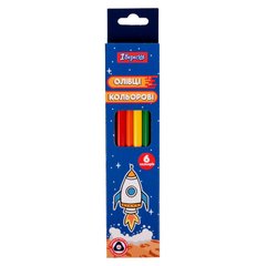 Набір кольорових олівців Space, 6 кольорів, 1Вересня