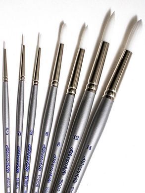 Кисть Silver Brush Silverwhite 1500S синтетика круглая №12 (9 мм)