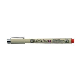 Лайнер PIGMA Micron (0.8), 0,5 мм, Червоний, Sakura
