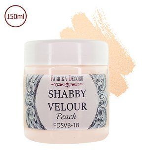 Краска акриловая Shabby velour, Персик, 150 мл, Fabrika Decoru