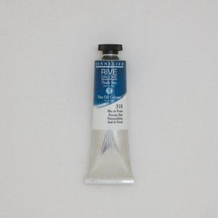 Масляная краска Rive gauche, 40 мл, прусский синий, Prussian Blue, Sennelier