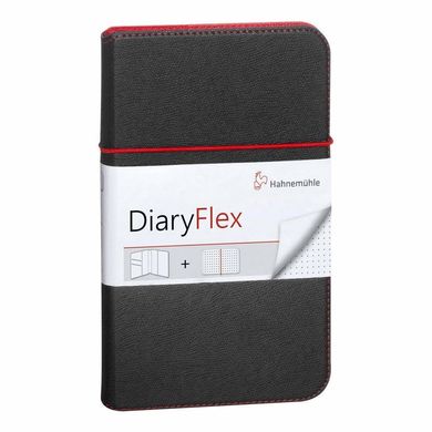 Блокнот для набросков и записей DiaryFlex, 19x11,5 см, 100 г/м², 80 листов, в съемной обложке, в точку, Hahnemuhle
