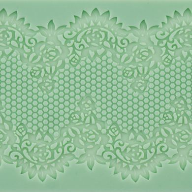 Силиконовый коврик №18, Кружевная сеточка, 10 x29,6 см, Fabrika Decoru