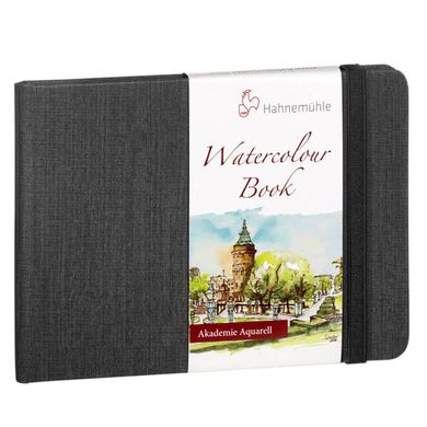 Скетчбук для акварелі Watercolour Book А4, 21х29,7 см, 200 г/м², альбомна орієнтація, 30 аркушів, Hahnemuhle