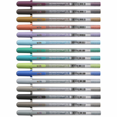Ручка гелевая MOONLIGHT Gelly Roll 06, Зелено-голубая, Sakura