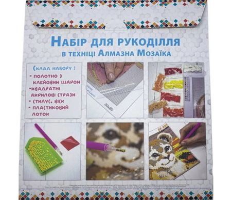 Алмазна вишивка, Вишня, 20х20 см, європідвіс