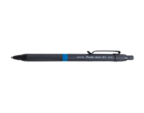 Механический карандаш цанговый Protti PRD107 с двойным зажимом 0,7 мм, синий, Penac