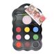 Тематична палітра фарб для гриму Карнавал, 9 кольорів, GrimTout GT41210 зображення 2 з 2