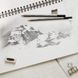 Набір чорнографітних олівців Academy Sketching, 6 штук, Derwent 5028252028059 зображення 3 з 7